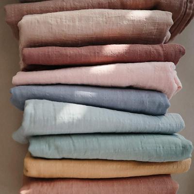 China 120*120cm Super Soft Organic Cotton Bamboo Baby High Quality Anti-Static Wrap Blankets Newborn Muslin Wraps Bath Towel for sale