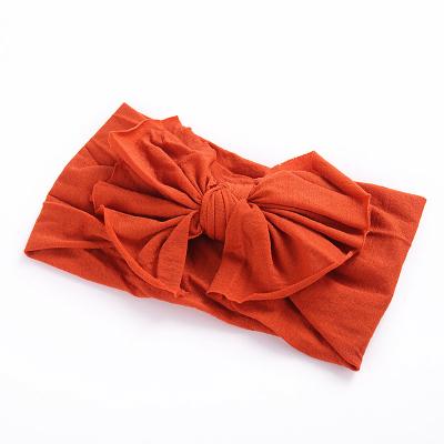 China Fashion Headbands Headbands Cute Nylon Wide Elastic Baby Turban Headwraps for sale