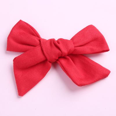 China Newest Kids Elastic Girls Knotbow Hair Accessories 10*5.5CM Custom Girls Hair Clips for sale