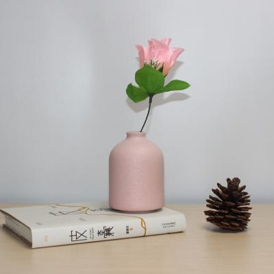 China Simple frosted Nordic pastoral crafts of modern retro ceramic vases decoration creative home furnishings vase for sale