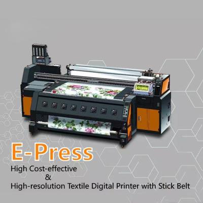 China Hotel Hotels Pigment Ink Textile Plotter 1.8M Digital Direct Textile Printer with 4pcs I3200 (4colors or 8colors) for sale