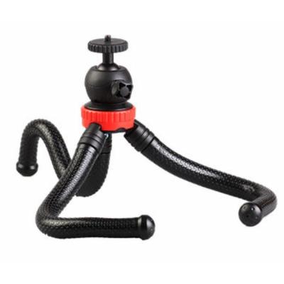 China Best Selling PORTABLE Mini Flexible Tripod Portable Black Rubber Phones For Cameras for sale