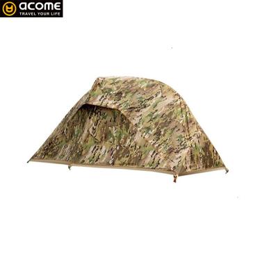 China Water proof; Lightweight Camouflage Waterproof Outdoor Army Tents Military Jungle Camping Hiking Portable Ultralight Tent With Mosquito Net for sale