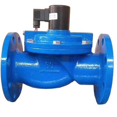 China General Electric Cast Iron Flange Pilot Diaphragm ZCS Water Valve Solenoid Valve for sale