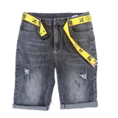 China Fashion QUICK DRY custom rip OEM wholesale men's short jeans for sale