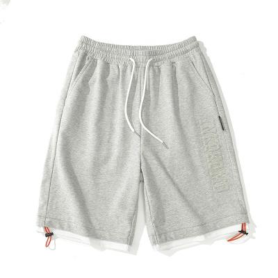 China Custom QUICK DRY Mens Shorts Pants 3d Embossed Logo Streetwear Summer Men Embossed Shorts for sale