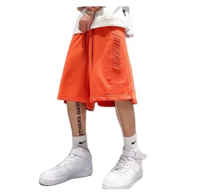 China Custom QUICK DRY Mens Shorts Pants 3d Embossed Logo Streetwear Summer Men Embossed Shorts for sale