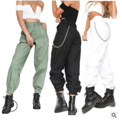 China Harem Women Sweatpants Hip Hop Solid Fashion Loose Casual Windproof Trousers High Waist Pants Loose Trousers Joggers for sale