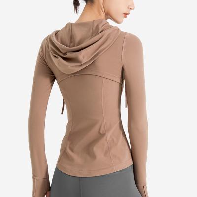 China Hot Selling Anti-wrinkle New Arrival Girls Yoga Jacket Women Women Fitness Clothing High Elastic for sale