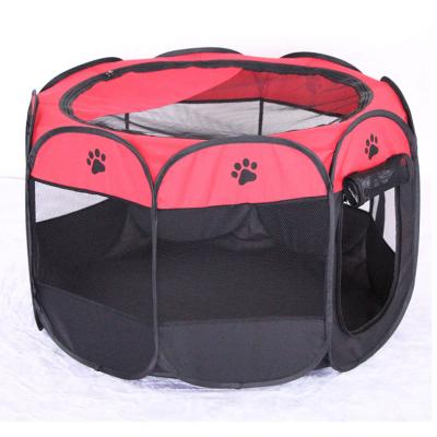 China Waterproof Breathable Pet House Folding Kennel Octangle Cat Dog House Durable All Seasons Tent for sale