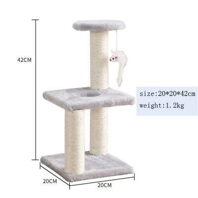 China Solid Wood Stocked Cat Tree Branch With House, Cat Tree House, Natural Branch Cat Tower from new design 023 for sale