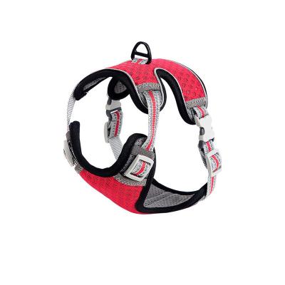 China Manufacturer Wholesale Stocked Soft Fabric Adjustable No Pull Mesh Wholesale Dog Harness for sale