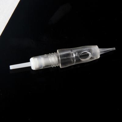 China Permanent Disposable Tattoo Needle Cartridge Membrane Cartridge 1RL 0.18 For Eyebrow Microblading Machine for sale