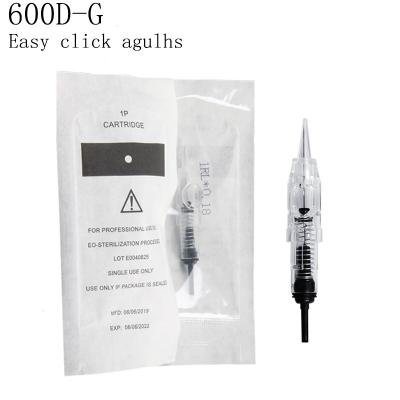 China Permanent PMU Pen For Click Tattoo Needle Cartridges Disposable Easy Permanent Make Up Needles for sale