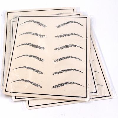 China Microblading Microblading Tattoo Practice Skin Makeup Eyebrow Permanent Permanent Tattoo Practice Skin for sale