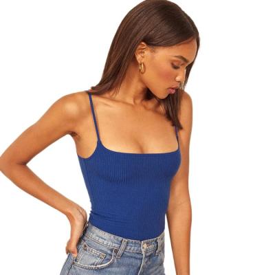 China OEM Factory Good Quality QUICK DRY Short One Neck Suspender Vest Slim Fit Crop Top for sale