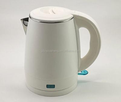 China 360 Rotation Wall Water Kettle Plastic Shell Stainless Steel Electric Electric Kettle Base 1.0L Degree Doule Keep Kettle Hot for sale