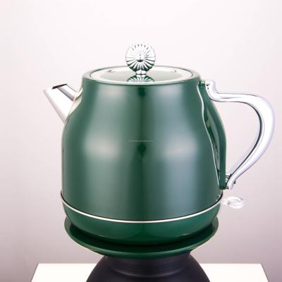 China 360 Degree Drum Shape 3000W 1.7L Color Paint Stainless Steel Base Rotating Kettle 2021 for sale