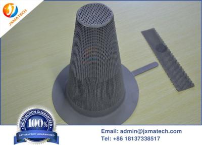 China Zirconium 702 Conical Type Strainer Grade R60702 Acid Alkali Resistance for sale