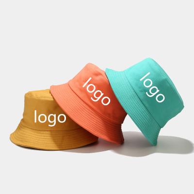 China Custom logo bucket hats 2021 cotton bucket hats women character fabric wholesale bucket hat for women unisex MS011 for sale