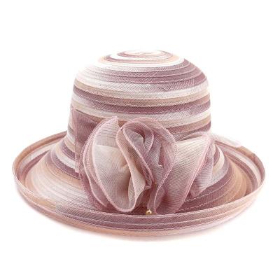 China Wholesale Character Women Church Hats Organza Wedding Dress Hat for sale