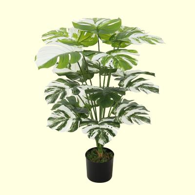 China High Quality 18 Leaves Newest Plants Contemporary Indoor Home Decoration Artificial Plants 70cm Leaves for sale