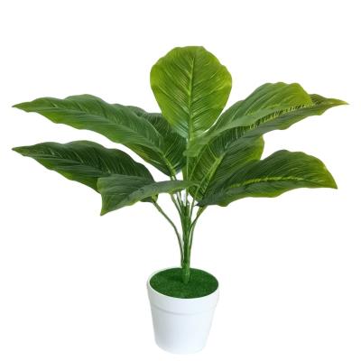 China Small Contemporary Potted Plastic Artificial Plants Greenery Plant Bonsai Tree Bonsai Tree Wholesale for sale