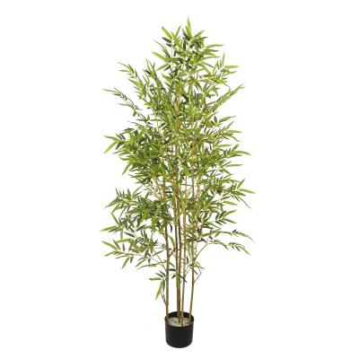 China 2021 Cheap Artificial Plants And Decoration Minimalist Bamboo Plants Garden Trees for sale