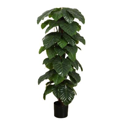 China Large Fashion Faux Plastic Turtle Leaf Decoration Fake Tropical Plant Contemporary Making Tree Room Decor for sale