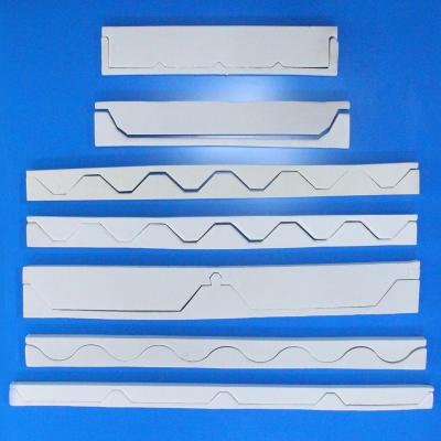 China Durable Color Steel Tile Foam Sealing Device Windproof Steel Structure Roof Water Baffle Construction Multi-pattern Steel Edge Metal Plug Steel Edge for sale