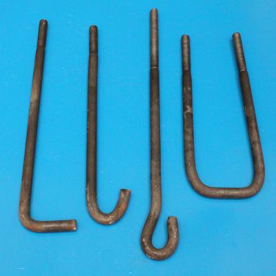 China China factory direct sales custom high quality steel base bolts anchor bolts rod base bolts for sale