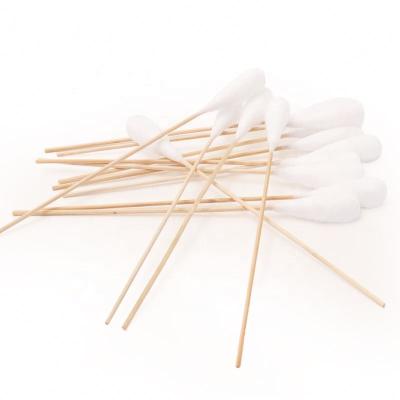 China Eco-friendly Disposable High Quality Natural Wooden Stick Sterile Medical Cotton Swab Swabs for sale