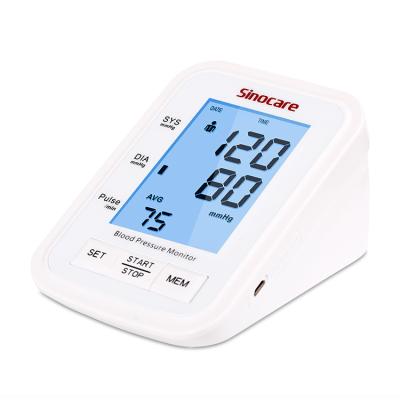 China Blood Pressure Checking OEM Digital Arm Blood Pressure Monitor Meter Intellisense 180 Memory Portable Arm Sphygmomanometer with CE for sale