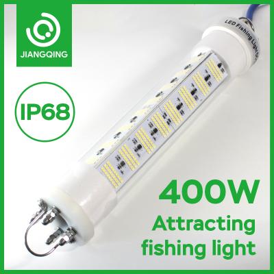 China Fishing Lures Attracting Fish Lamp Squid Ip68 Green Color Underwater Waterproof Led Submersible Fishing Boat Dock Light for sale