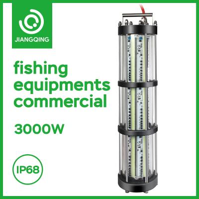 China Fish Attracting Deep Drop Fishing Lamp Led Color Fish Light For 100 Meter Underwater 3000W for sale