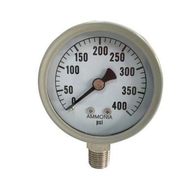 China (YN-63) 63mm YN-63 Drone Tube Ammonia Pressure Gauge for sale