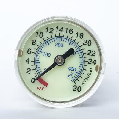 China 1.5inch 40mm Dial Size 30ATM PSI Dual Scale Medical Gauge For Inflation Device 1.5inch(40mm) for sale