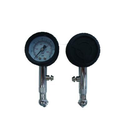 China Stainless Steel Case Car and Bike Tire Pressure Gauge Bar Pressure Gauge Meter Instruments for sale