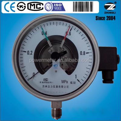 China Different Types of Pressure Gauges Pressure Gauge Stainless Steel with Stainless Steel Case and Stainless Steel Connection for sale