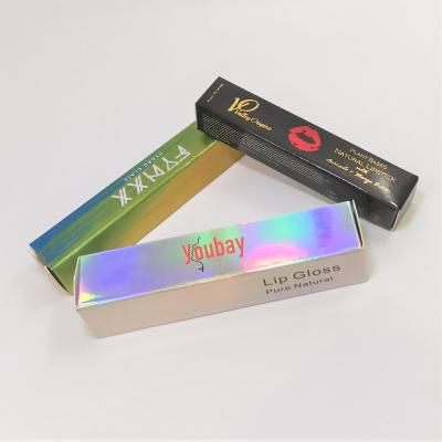 China Good Quality Recyclable Low MOQ In Stock Custom Lip Gloss Gift Box Low Moq Package Lip Gloss Boxes Carton Box for sale