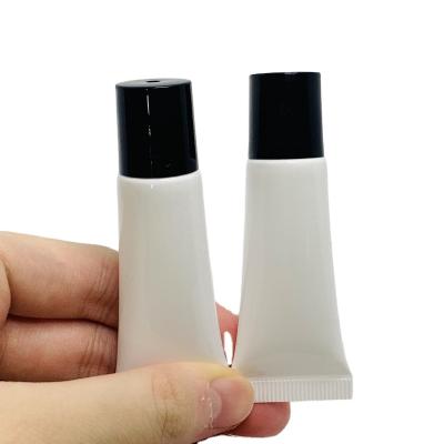 China Factory Packaging 10ml Squeeze Tube 10ml White Plastic Soft Lip Gloss Tube Lip Gloss Cosmetic Wholesale Container Soft Custom Logo for sale