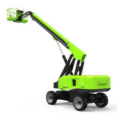 China Hotels Hotels 14m 18m 30m All Terrain Diesel Self Propelled Articulating Boom Lift for sale