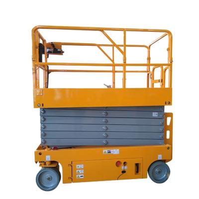 China Hydraulic electric indoor outdoor outdoor work 10m aerial work manlift 1705*760mm 1705*760mm for sale