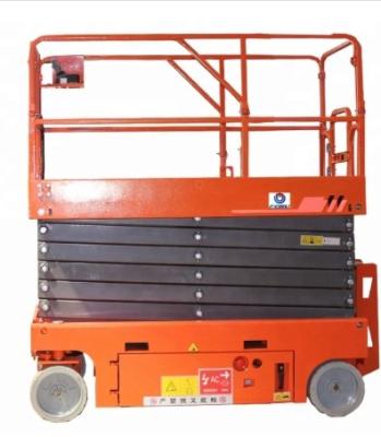 China 6m 300kg Elevating Aerial Work Scissor Lift Platform Price Brand FORU 1705*760mm 1705*760mm for sale