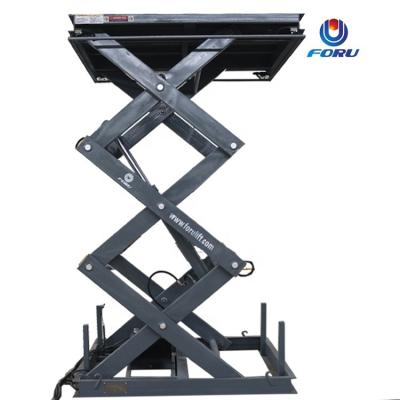 China 5m Tension Stationary Basement Parking Lift Basement Car Lift 1200mm*2400mm Customized 1200mm*2400mm for sale