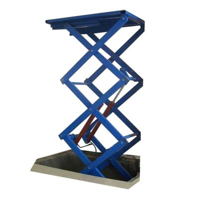 China Cheap Customized Fixed In-ground Hydraulic Scissor Lift For Dock CUSTOMIZED SIZE for sale