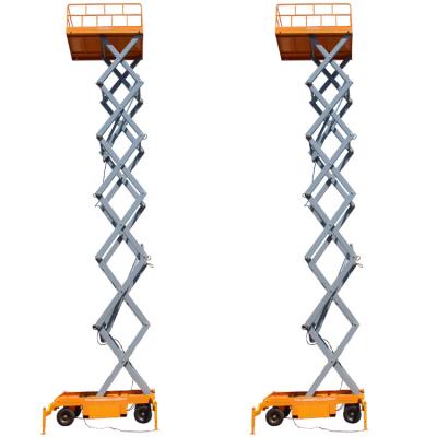 China CE Approved Indoor Or Outdoor Aerial Work 8m Hydraulic Mobile Scissor Lift Scaffold Indoor Or Outdoor for sale