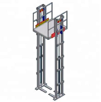 China Good prices explosion proof explosion proof indoor and outdoor vertical platform lift used guide rail cargo lift platform for sale for sale