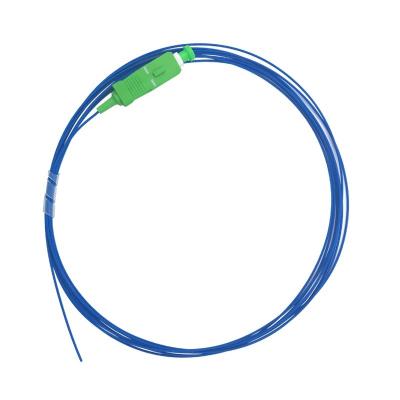 China telecom factory price SC APC 0.9mm g652d g657a lszh fiber optic singlemode low loss fiber optic pigtail / pvc for sale