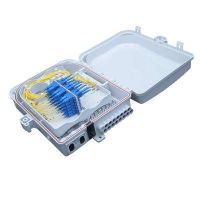 China FTTH FTTxFTTB network factory supplier 24 left optical distribution box ip65 ftth box for sale